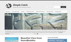 simple catch2.0.1 wordpress汉化主题