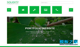 绿色大气个人摄影相册bootstrap网站模板