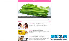 母婴妈咪宝贝wap移动端整站html5模板