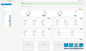 bootstrap admin后台系统面板demo模板