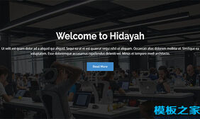 Hidayah响应式现代布局干净网站模板