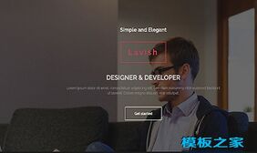 简洁大方奢华的移动响应式企业工作室业务宣传网站模板